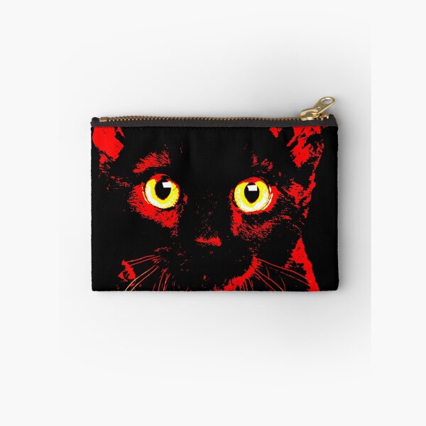Item preview, Black Cat with Yellow Eyes designed and sold by EmmiLooArt.