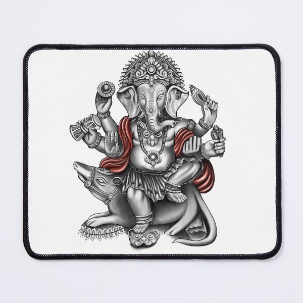 Item preview, Ganesh Chaturthi Happy Ganesha Tattoo Design designed and sold by Tyler Rosso.