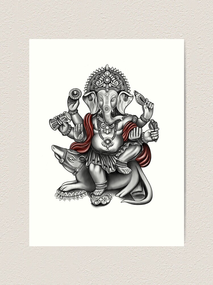 Trishul with Ganesha Tattoo Waterproof Gods Feather Temporary Body Tat –  Temporarytattoowala