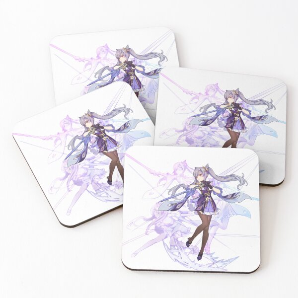 Item preview, Keqing Genshin Impact Character Banner Graphic designed and sold by Klee K.
