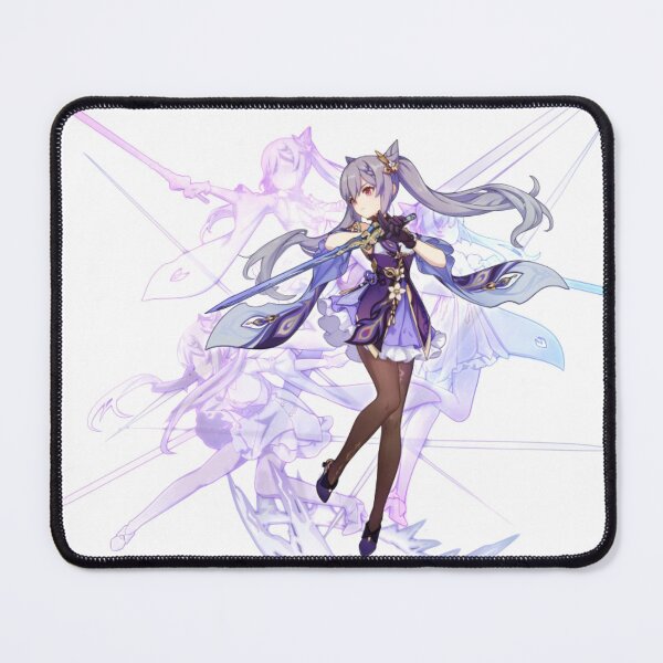 Item preview, Keqing Genshin Impact Character Banner Graphic designed and sold by Klee K.