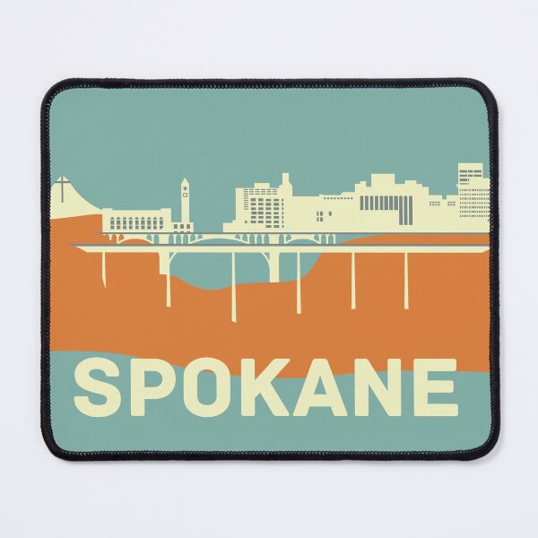 Item preview, Spokane Cityscape designed and sold by SkySlate.