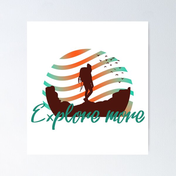 Item preview, Explore More Travelling Art designed and sold by ColorAsh.