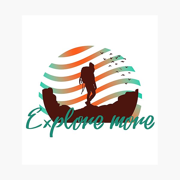 Item preview, Explore More Travelling Art designed and sold by ColorAsh.