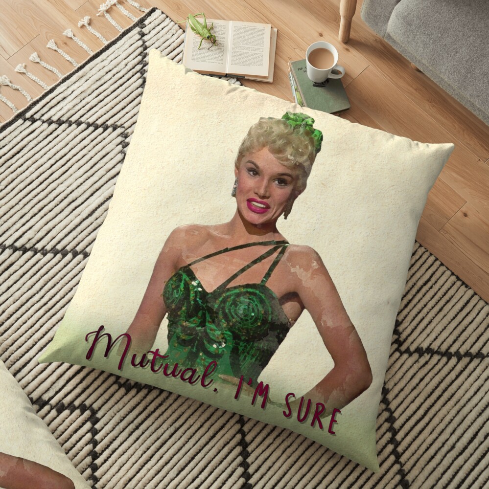 Mutual, I'm Sure - White Christmas Floor Pillow