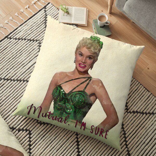 Mutual, I'm Sure - White Christmas Floor Pillow