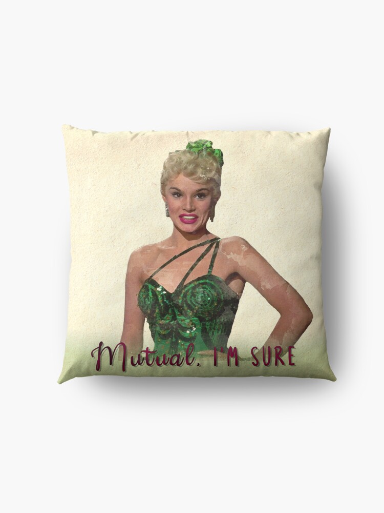 Alternate view of Mutual, I'm Sure - White Christmas Floor Pillow