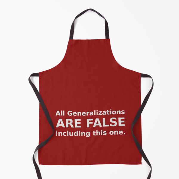 Item preview, All Generalizations are false, including this one designed and sold by FiaFiaPress.