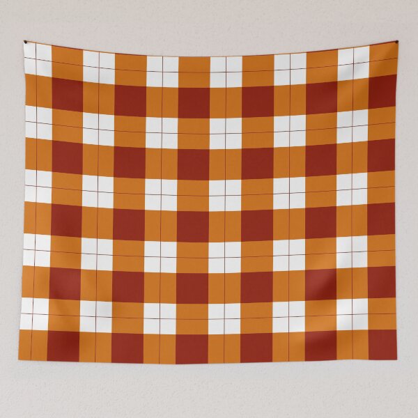 Item preview, Buffalo Check Red Orange Plaid Autumn Lumberjack Pattern designed and sold by ZiesMerch.