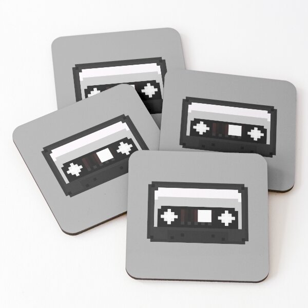 Item preview, White Pixel Cassette Tape designed and sold by rin3d .