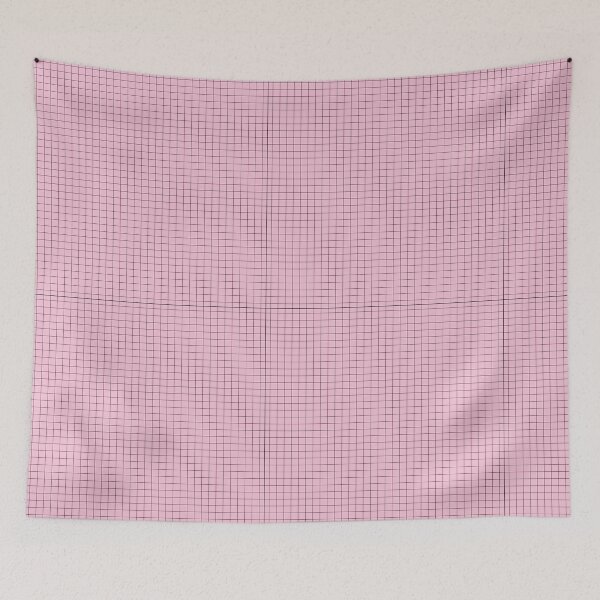 Item preview, Amaranth pink grid designed and sold by Yanwun.