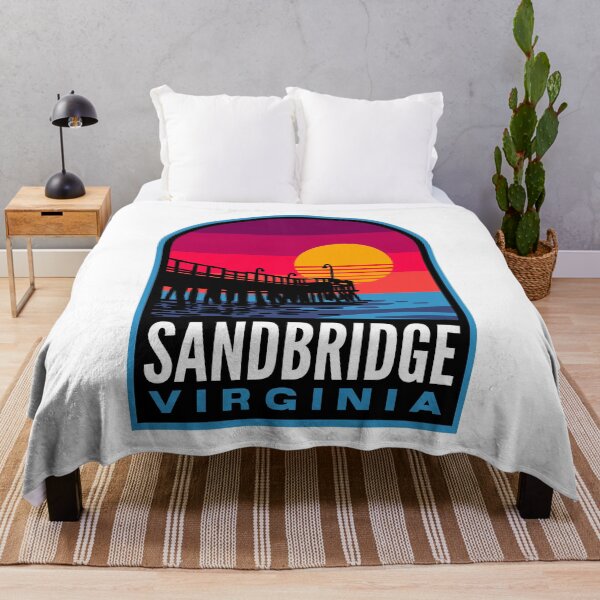 Item preview, Sandbridge Beach Virginia Retro Sunset designed and sold by HalpinDesign.