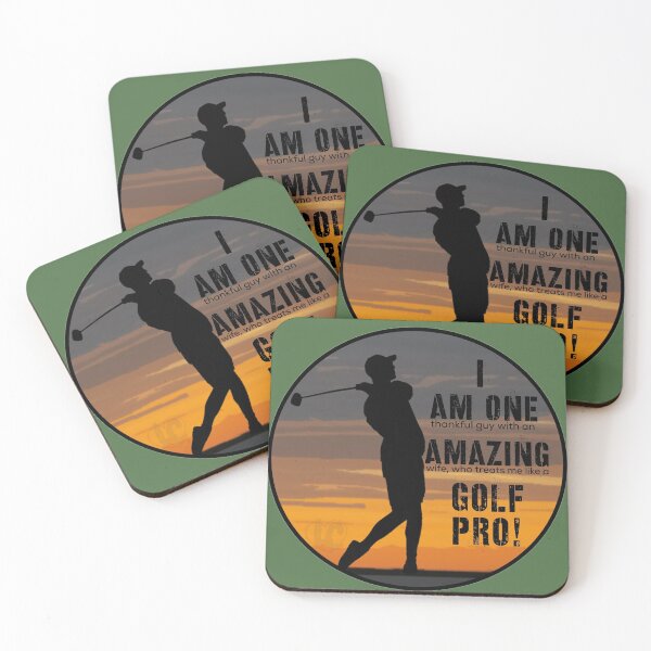 Item preview, Funny Golf Design, Thankful Guy With Amazing Wife Who Treats Me Like a Golf Pro designed and sold by LifeCrush.