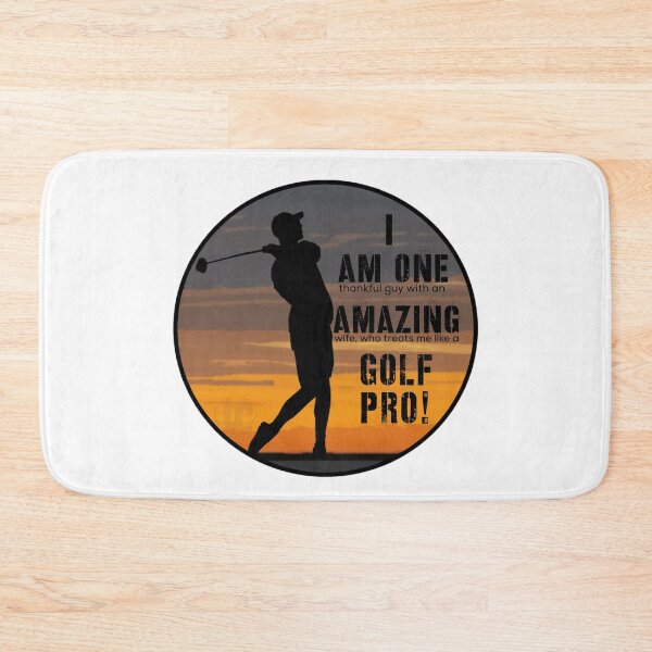 Item preview, Funny Golf Design, Thankful Guy With Amazing Wife Who Treats Me Like a Golf Pro designed and sold by LifeCrush.