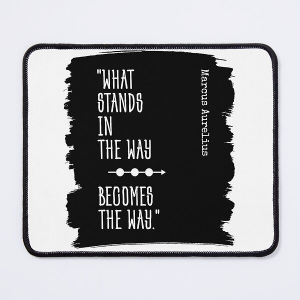 Item preview, Marcus Aurelius | Stoic Philosophy Quote | The Obstacle is The Way designed and sold by StoicStreet.