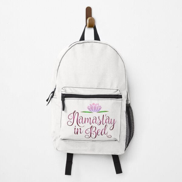 Item preview, Namastay in Bed Funny Quote designed and sold by Hanna Kovalchuk.