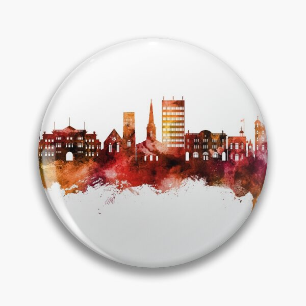 Aperçu de l'œuvre Maidstone England Skyline créée et vendue par ArtPrints.