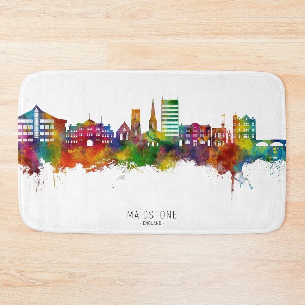 Item preview, Maidstone England Skyline designed and sold by ArtPrints.