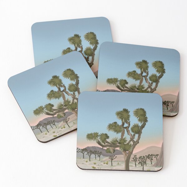 Artikelvorschau, Joshua Tree Nationalpark, Kalifornien, Nationalparks Kunst, Illustriert entworfen und verkauft von marywilder.