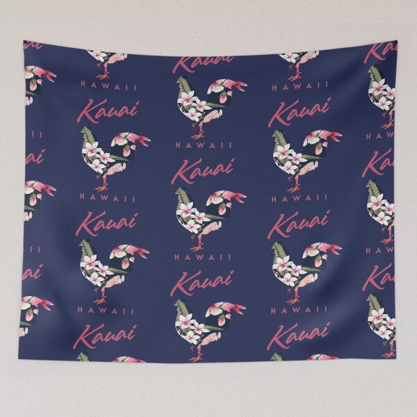 Item preview, Kauai Flower Hibiscus Chicken designed and sold by ConnorSanders.