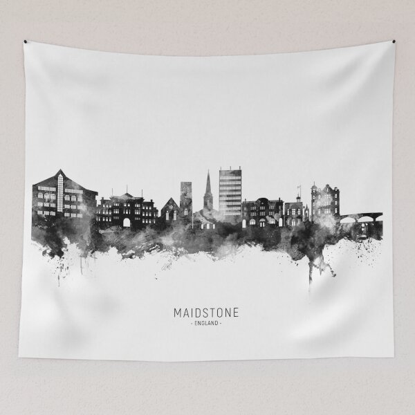 Item preview, Maidstone England Skyline designed and sold by ArtPrints.