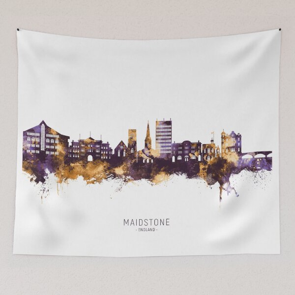 Item preview, Maidstone England Skyline designed and sold by ArtPrints.