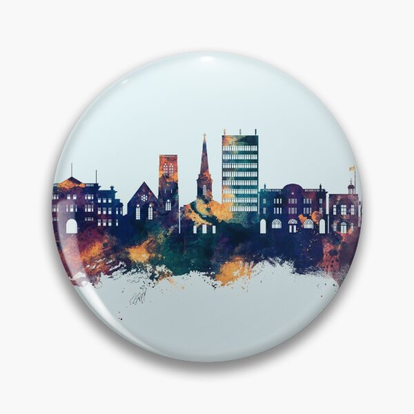 Item preview, Maidstone England Skyline designed and sold by ArtPrints.