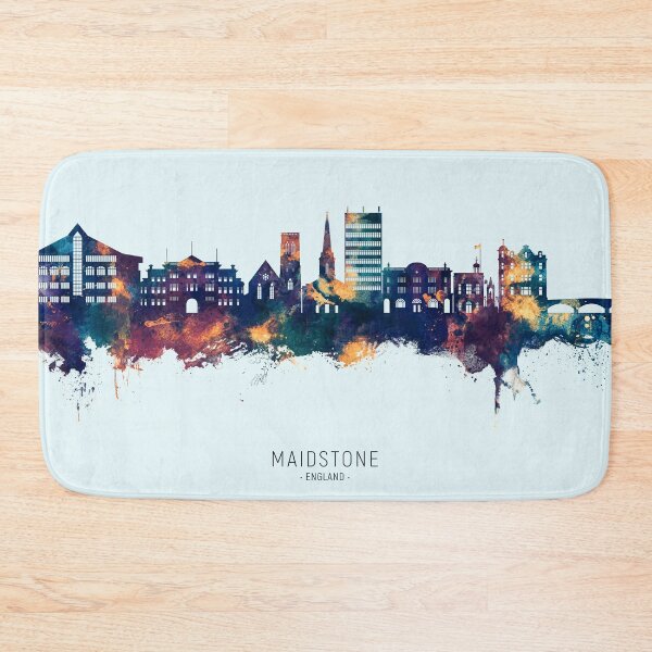 Item preview, Maidstone England Skyline designed and sold by ArtPrints.
