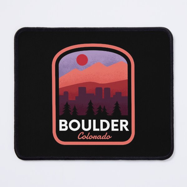 Item preview, Boulder Colorado Retro Mountain Sunset designed and sold by HalpinDesign.