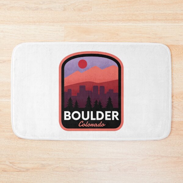 Item preview, Boulder Colorado Retro Mountain Sunset designed and sold by HalpinDesign.