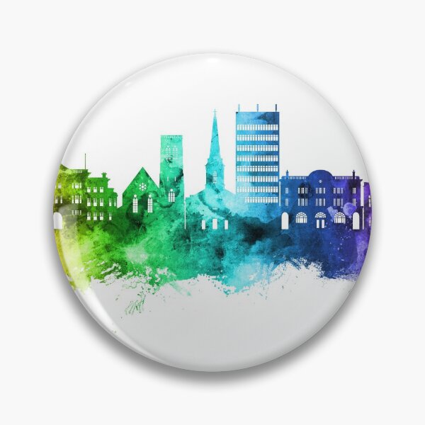 Item preview, Maidstone England Skyline designed and sold by ArtPrints.