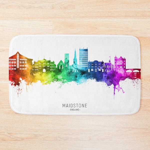 Item preview, Maidstone England Skyline designed and sold by ArtPrints.