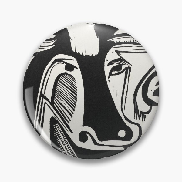 Item preview, Expressionist Painting The Large Cow Lying Down (1929) by Ernst Ludwig Kirchner designed and sold by Designedbysm.