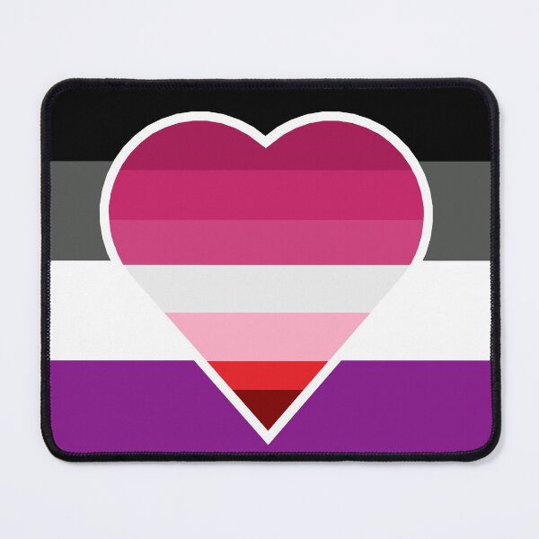 Item preview, Lesbian Asexual Flag designed and sold by DisneyFanatic23.