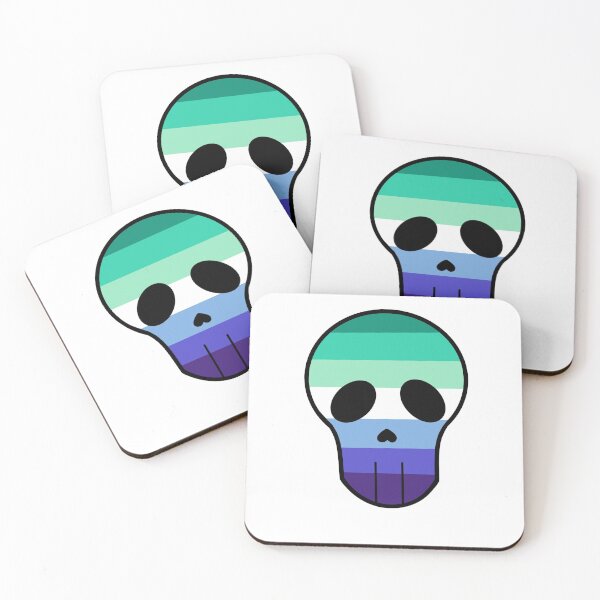Item preview, Gay Pride Flag Skull - Mavdec Art designed and sold by Mavdec Art.