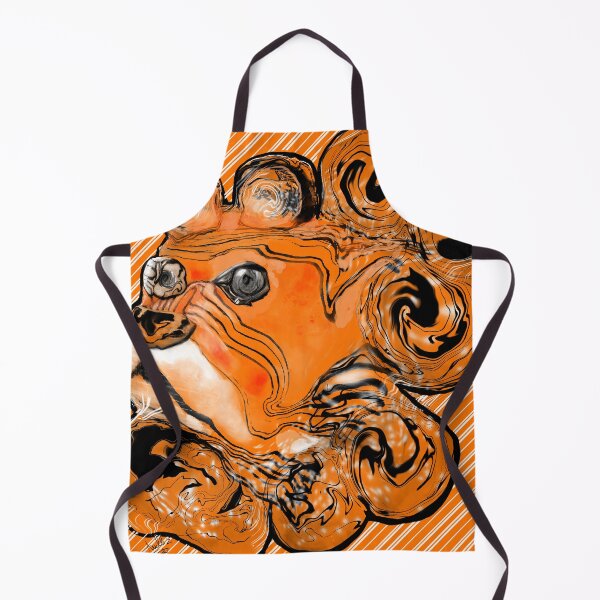 Item preview, Orange Striped Psychedelic Tiger designed and sold by BrainDeadPhilosophy .