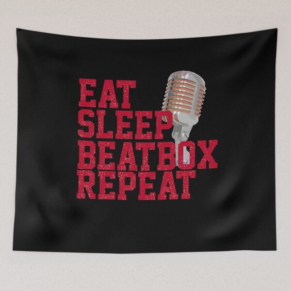 Item preview, Eat Sleep Beatbox Repeat designed and sold by papaipapai198.