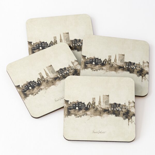 Item preview, Maidstone England Skyline designed and sold by ArtPrints.