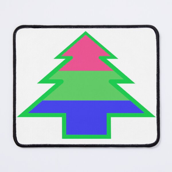 Item preview, Polysexual/Polyromantic Pride: Christmas Tree designed and sold by DisneyFanatic23.
