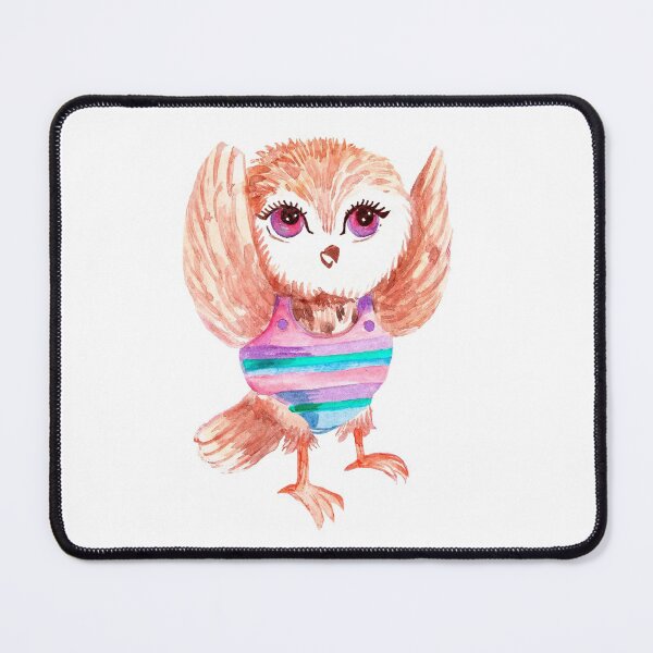 Item preview, Cool baby Owl. Owl for Kids. Beautiful colorful Owl. Сartoon baby owl. designed and sold by ZheltakovaIana.