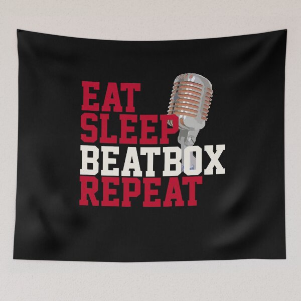 Item preview, Eat Sleep Beatbox Repeat designed and sold by papaipapai198.