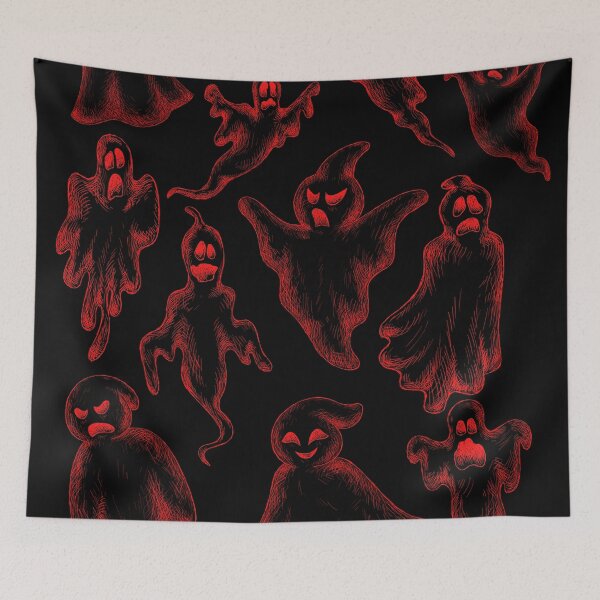Item preview, Ghost Pattern (in red) designed and sold by BlkBearyDesigns.