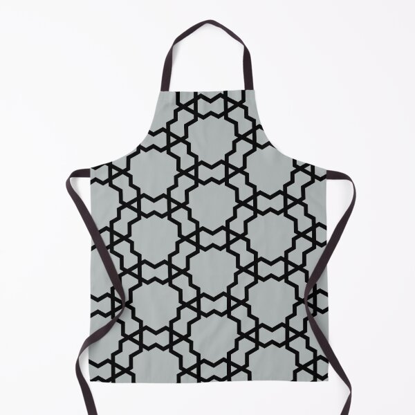 Item preview, Gray and Black Overlapping Shape Tile Pattern - 2022 Popular Color Sherwin Williams Samovar Silver SW 6233 designed and sold by ColorOfTheYears.