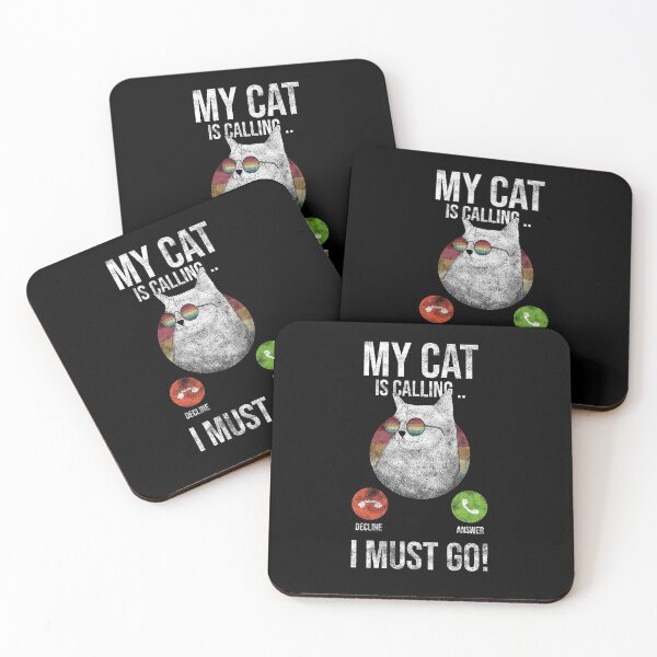 Item preview, My Cat Is Calling And I Must Go designed and sold by Ridaelb.