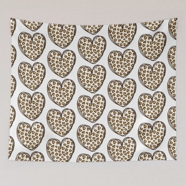 Item preview, Heart Leopard - Light Brown designed and sold by V-Top-Design.
