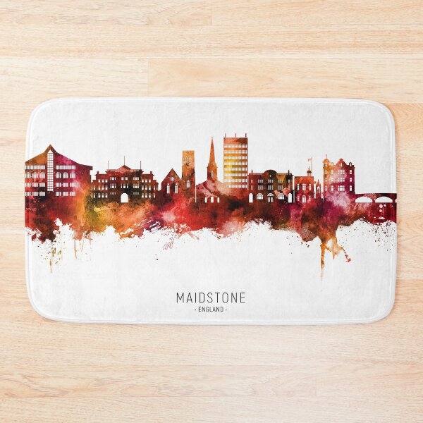 Item preview, Maidstone England Skyline designed and sold by ArtPrints.