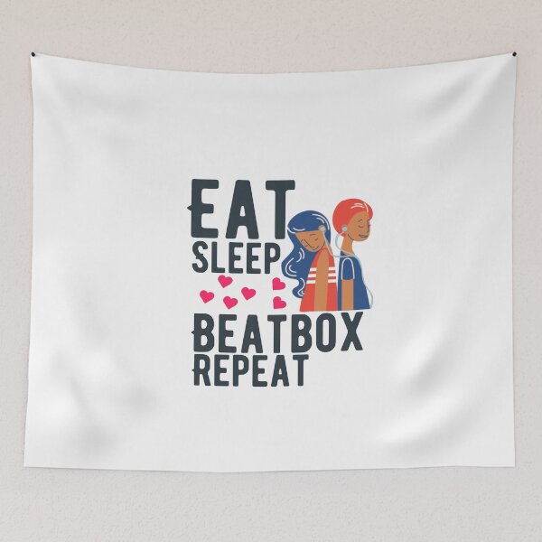 Item preview, Eat Sleep Beatbox Repeat designed and sold by papaipapai198.