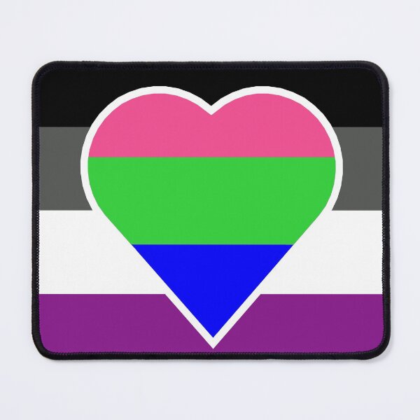 Item preview, Polyromantic Asexual Flag designed and sold by DisneyFanatic23.