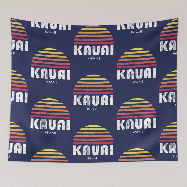 Item preview, Kauai Hawaii Sunset Vintage Tropical designed and sold by ConnorSanders.