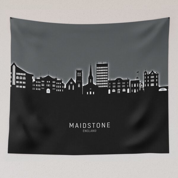 Item preview, Maidstone England Skyline designed and sold by ArtPrints.